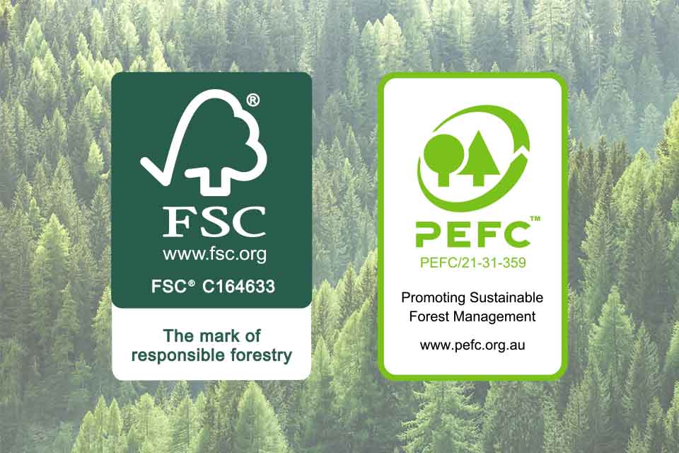 FSC PEFC certificate