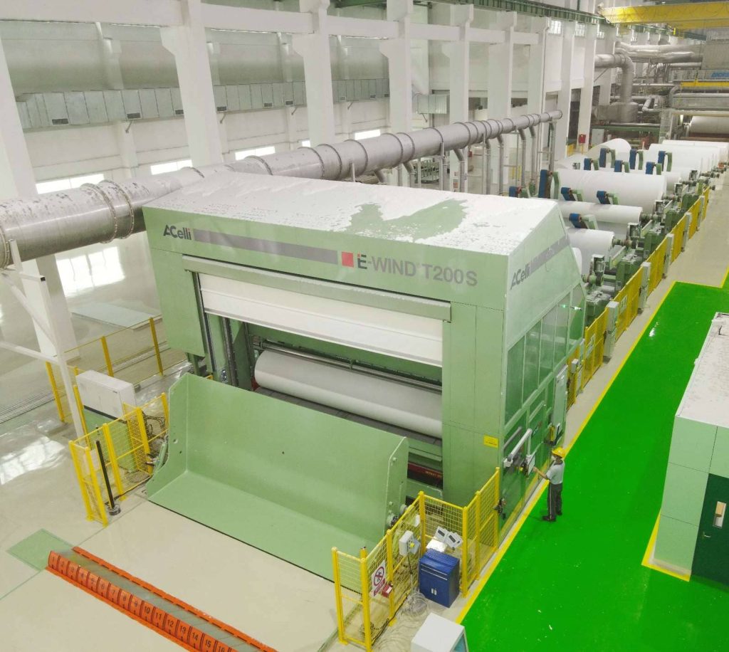 winding machine for tissue jumbo roll