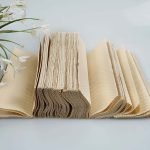 natural color bamboo paper hand towel