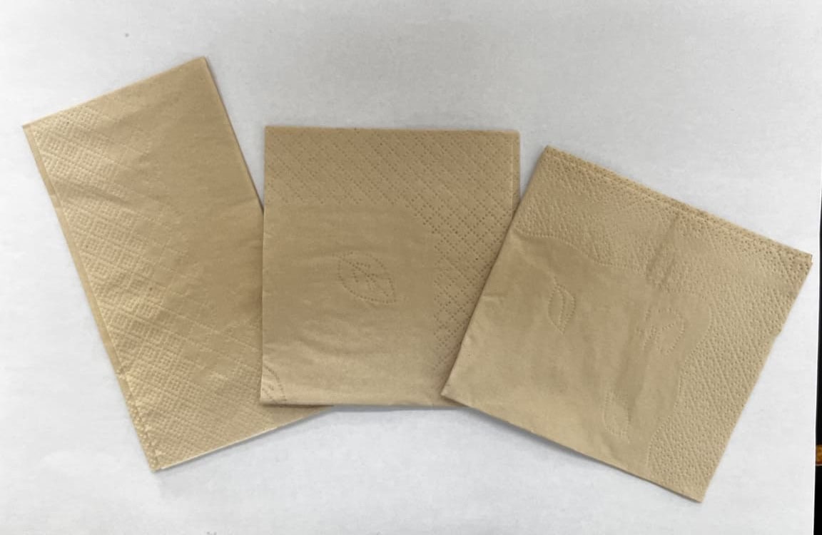 brown kraft private label paper napkins serviettes for dinner wedding party festival (2)