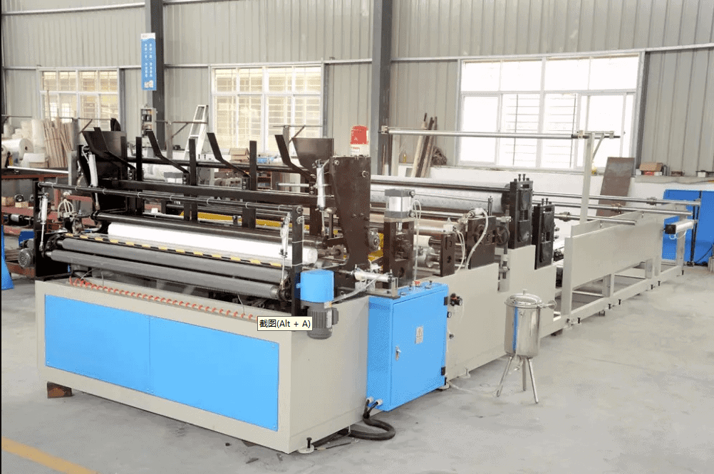 fully automatic tissue paper roll making machine (3)