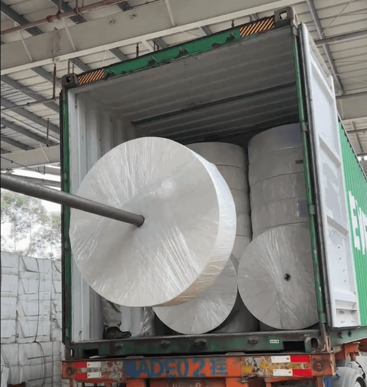 load more tissue parent rolls in a container (1)