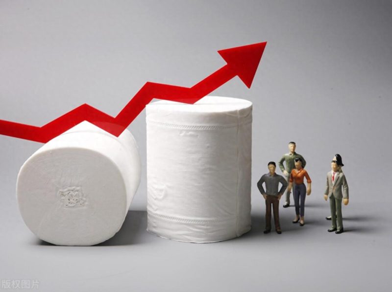 household paper up then down in 2023, expected to stop falling in 2024 q1