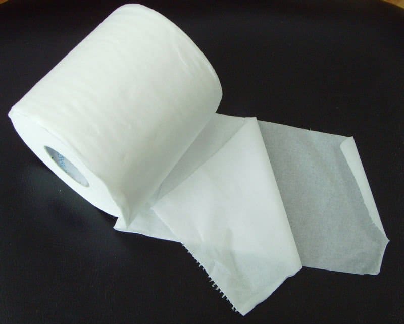 2 ply toilet paper roll