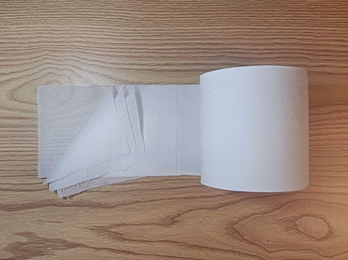 4 ply toilet paper roll