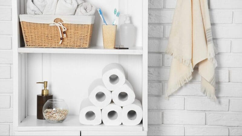 toilet paper storage solutions for small bathrooms