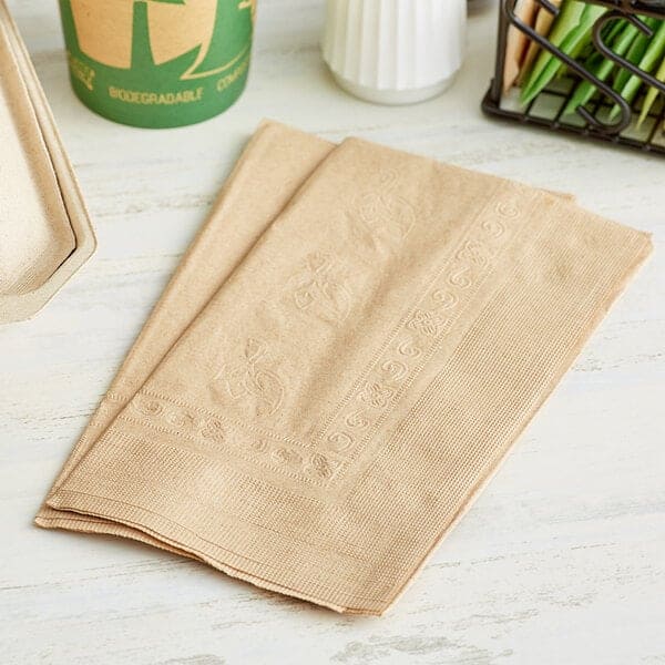 kraft color 2 ply dinner paper napkin