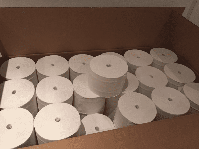 36 white coreless toilet tissue rolls 2 ply coreless 88m per roll 800sheets ebay