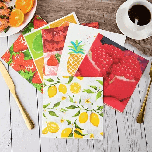 20pcs set special lace color napkin facial temu