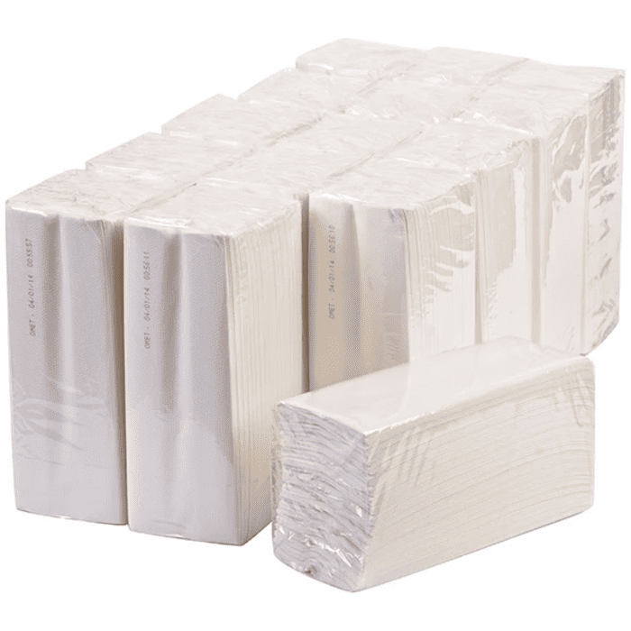 soft c fold [flushable] white paper hand towels