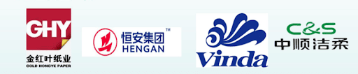 gold hongye, hengan international, vinda international, and chenming paper
