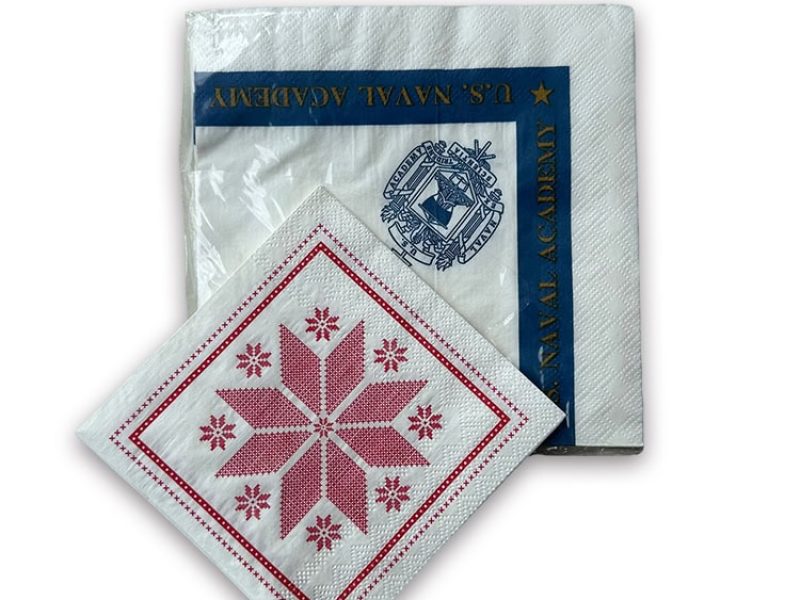 Printed napkins tissue